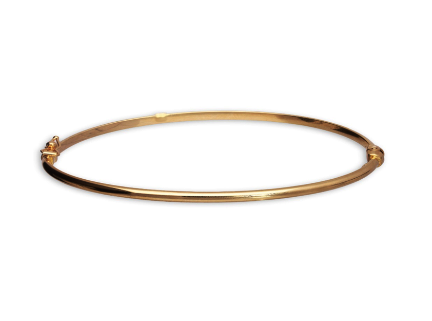 Žluté zlato pevný náramek